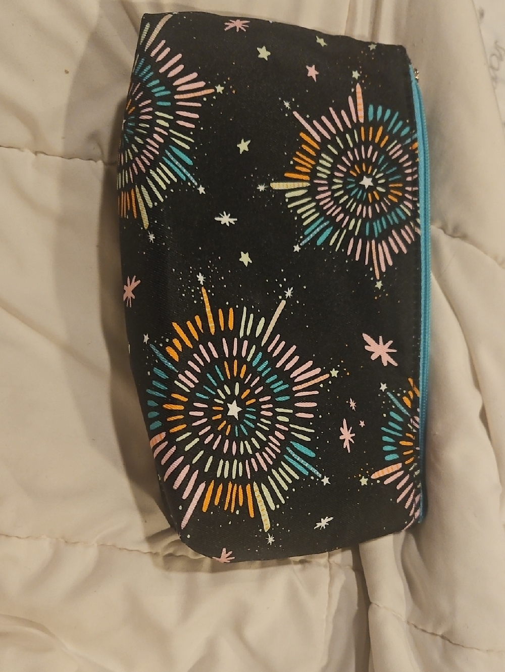 Clinique Cosmetic Pouch With Firework Print